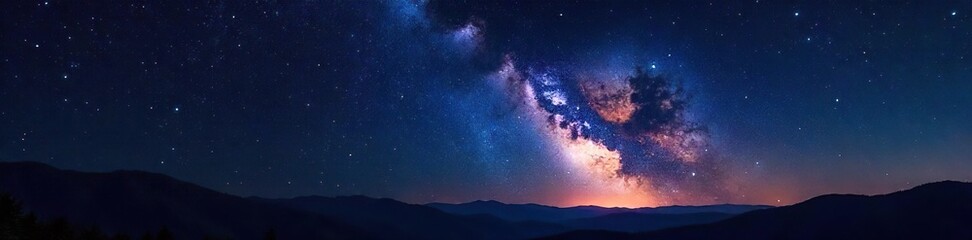 Naklejka premium Majestic Meteor Shower Countless Shooting Stars Illuminate the Dark Night Sky