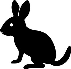 Cute cartoon vector illustration of a rabbit, bunny, and hare Cute cartoon vector illustration of a rabbit, bunny, and hare