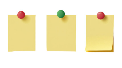 Colorful sticky notes stacked isolated on white background