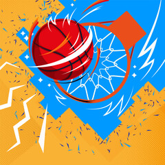 basketball logo background