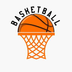 basketball logo background