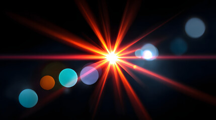 Technology light effect lens glare light material bright defocusing light effect background