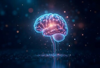 Glowing Human-Like Brain for AI