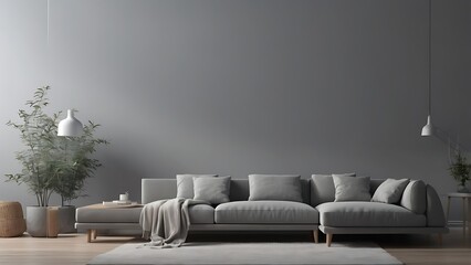 A hyper realistic image captures a 4K resolution soft grey gradient with a seamless blend of subtle cool grey tones and hints of silver, capturing a modern and serene ambiance.