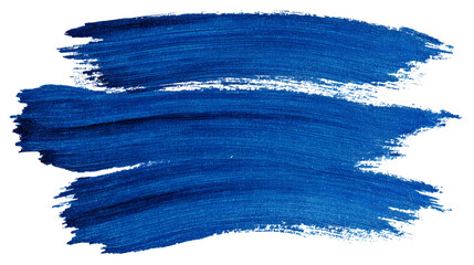 Fototapeta premium Abstract Blue Paint Strokes Texture Background