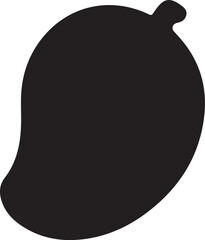 Fresh Mango Fruit Vector Isolated on White

