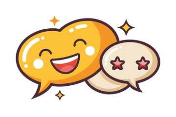 comic bubble icon classic speech set