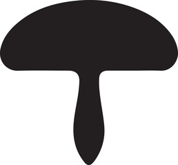mushroom, silhouette, fungus, nature, forest, plant, wild, edible, organic, natural, biology, growth, woodland, botanical