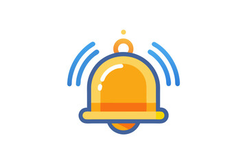Fototapeta premium small communication ringing bell icon