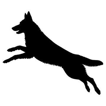 recommend clip art: Funny German Shepard dog Vector, German Shepard dog Lover, Silhouette Clip Art