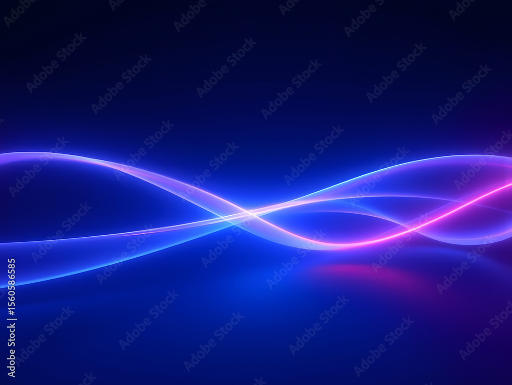 Wall mural dynamic fluid color gradient background, abstract kv main visual business ppt background