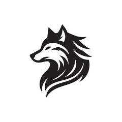 Wolf head vector file