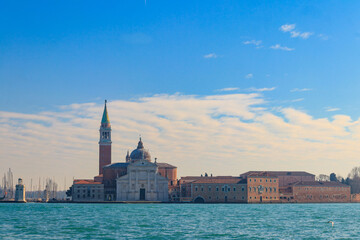 View of Church of San Giorgio Maggiore in Venice, Italy