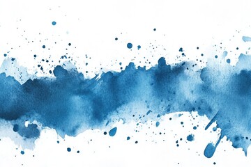 Abstract watercolor wash with splatters (2)
