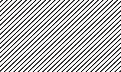 Seamless Diagonal Striped Pattern Vector – Black and White Geometric Design for Backgrounds and Textiles