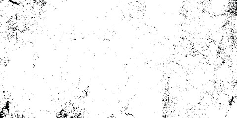 Grunge black and white grunge texture design isolated white background. Dust distress grainy grungy effect, distressed backdrop Vector Illustration,