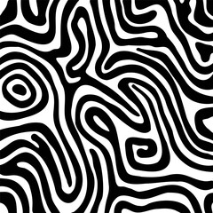 Abstract background with hand drawn swirly lines design 2407
