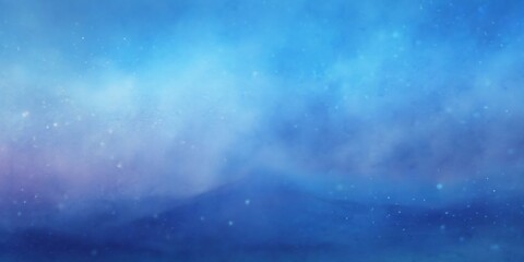 Serene Blue Watercolor Texture, Dreamy, Peaceful, Winter Sky Background