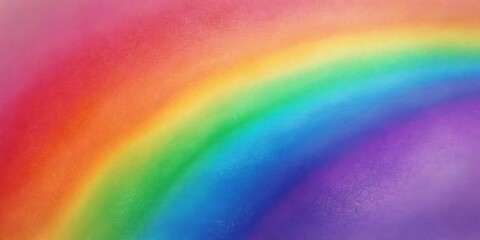 Vibrant Rainbow Arc Pastel Texture Background, Joyful, Hopeful Mood