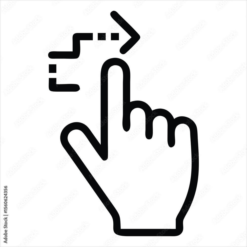 Poster digital cursor clicking a stylized computer mouse with a pixelated hand icon representing interactio