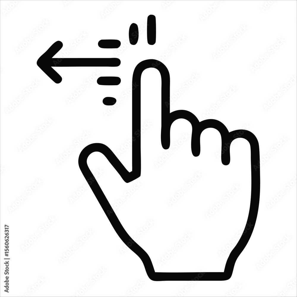 Poster digital hand cursor clicking a computer mouse icon with a pixelated arrow isolated on white backgrou