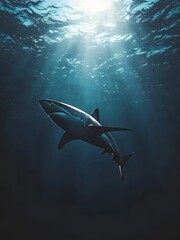 Obraz premium shark in the sea