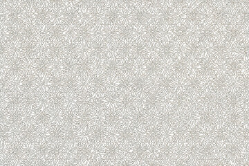 Intricate Monochrome Line Art Pattern