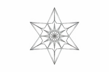 Intricate Geometric Star Design