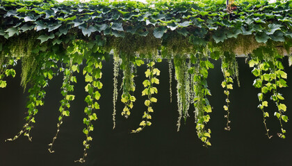 trailing green ivy vines with lush leaves designed for decor and landscaping in various hanging arrangements