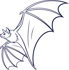 Vector illustration of a cute black and white feline symbol on a subtle background