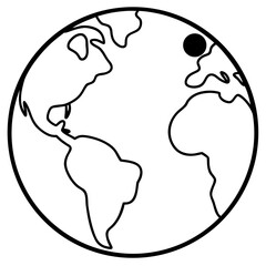 earth globe icon