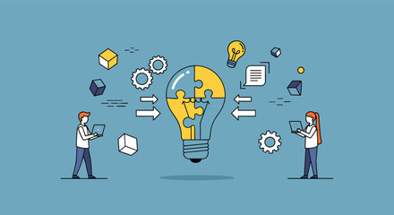 Innovative problem solving and collaborative idea generation for business growth