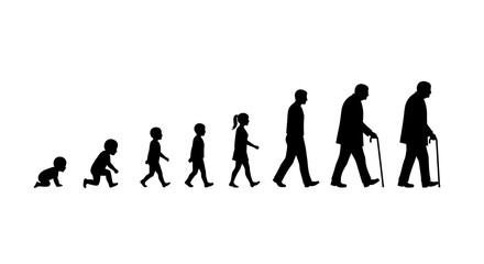 Human Life Cycle Stages of Growth and Development from Infancy to Old Age