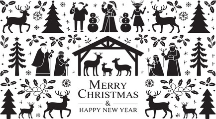 Cartoon vector animal icon set featuring fun farm and pet illustrations for children