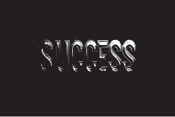 Achieving Success Golden embossed letters on a rich red background symbolizing ambition achievement and the pursuit of