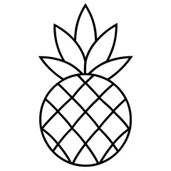 illustration of pineapple