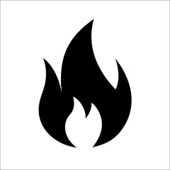 vector image of an abstract fire