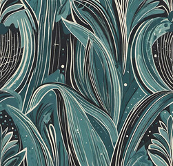Abstract colorful background. Backdrop with waves. Digital art. Pattern design. Beautiful illustration. Decoration wallpaper. 