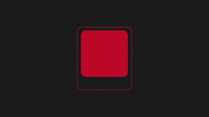 Live webinar icon. Live stream or online stream. Motion graphics.