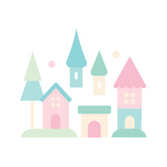 16 Cottagecore Village Illustrations for Design