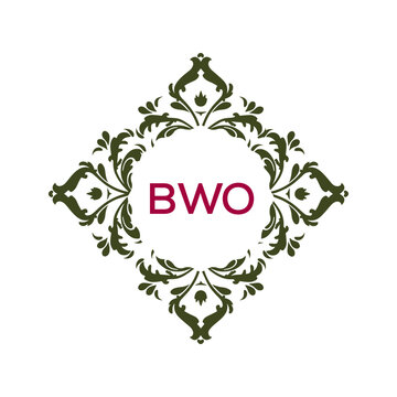 Letter BWO logo design template