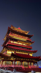 Fototapeta premium China nanning temple at night