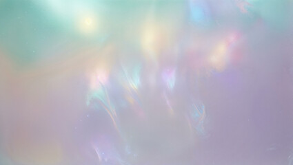 Glossy Pastel Background in Light Teal and Pale Lilac with Shimmering Gloss
