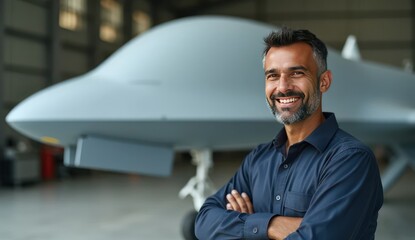 aviation industry employee from india smiling wide