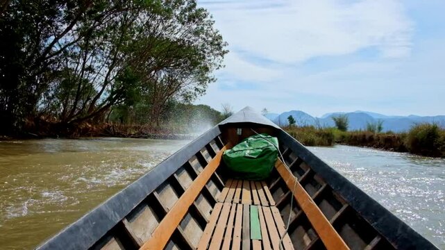 Kayaking across Inle Lake and Inn Thein Creek, Myanmar