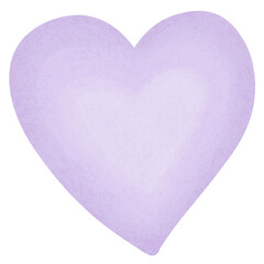 pink heart on white background