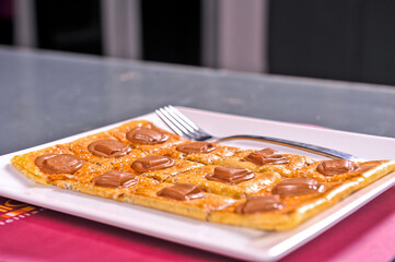 Decadent Chocolate Waffle Delight