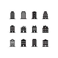 set of buildings