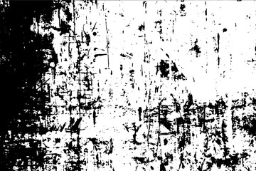 Rustic cracked texture with many cracks and scratches. Abstract background. PNG graphic illustration with transparent background.