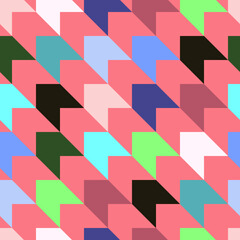 Vector - pied-de-poule seamless pattern, colored template.